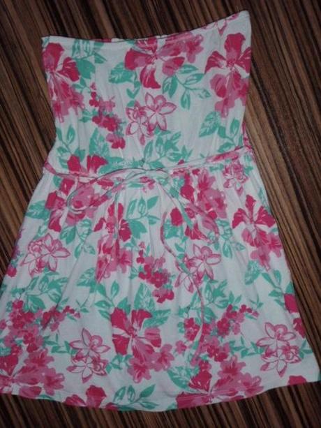 Krásný samodržící květované šaty, f&f,164