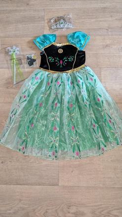 Ka111 karnevalový kostým anna vel. 8 - 10 let, 