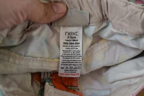 Kraťasy vel. 2 - 3 roky, next,98