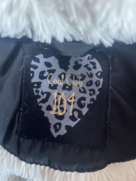 Černá teplá zimní bunda vel. 104, coolclub,104