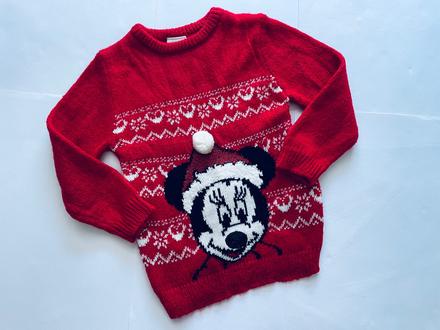 Svetr vánoční disney - v.4/5 let, 110