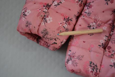 Zimní kytičková bunda, pepco,128