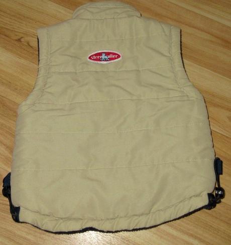 Komplet vyteplené kalhoty s vestou, 74