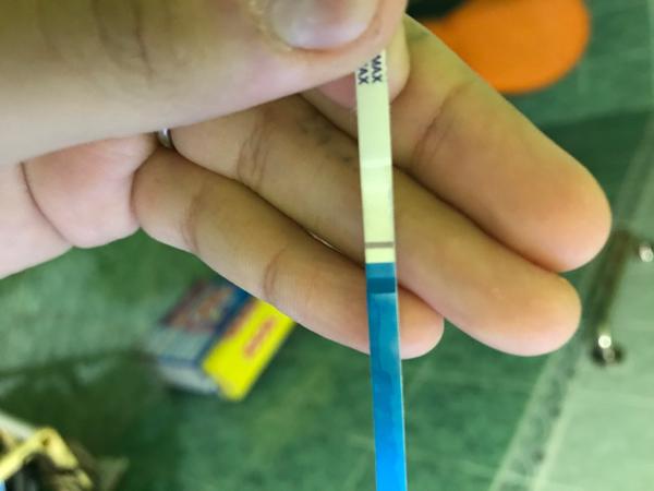 Je to pozitivní test?