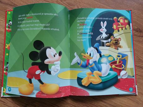 Kniha mickeyho klubík tvary - kulatý, 