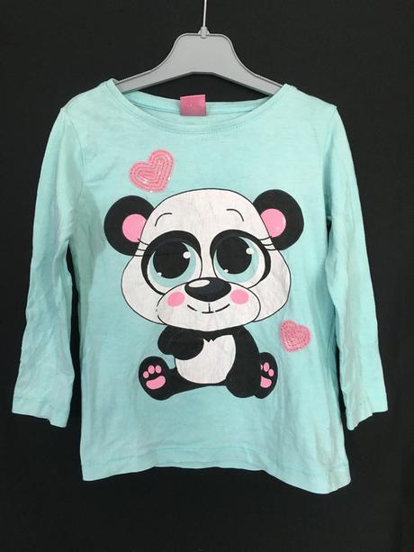 Mintové triko s pandou, 98