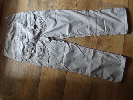 Vel.36/38, vel.s, h&m, těhotenské plátěné kalhoty, h&m,s