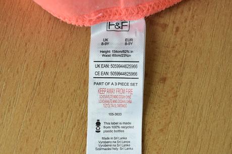 Kraťasy vel. 8 - 9 let, f&f,134