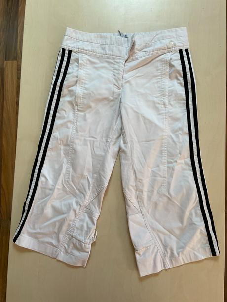 Bílé kraťasy s pruhy a sítí, vel xs/s, adidas, adams,s