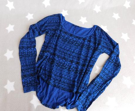 Tričko denim vel.164, denim,164