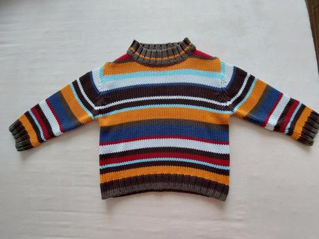 Pruhovaný svetr, h&m,110