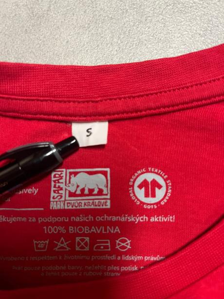 Tričko ze safari zoo velikost s, s