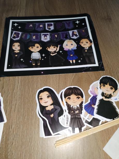 Wednesday výzdoba narozeninová,