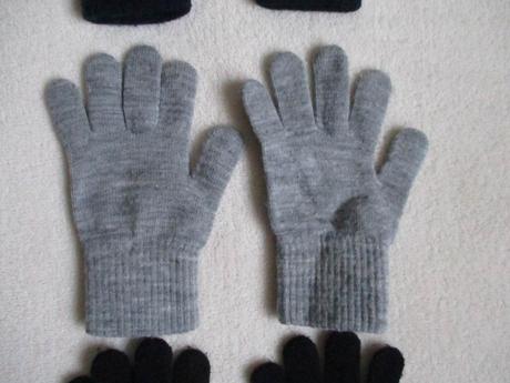 Dětské úpletové rukavice h&m set 3ks 8-14 let, h&m