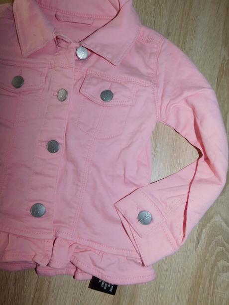 Dívčí džínová elastická bundička, st. bernard,98