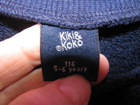 Fleecová fialová mikina s hřejivou podšívkou, kiki&koko,116