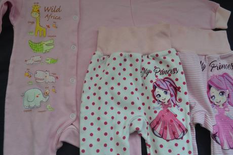 Dívčí kojenecký overal,2x polodupačky,v.74, 74