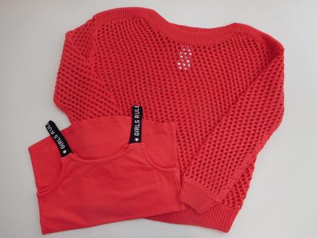 Síťovaný svetr s tílkem vel. 122/128, c&a,122