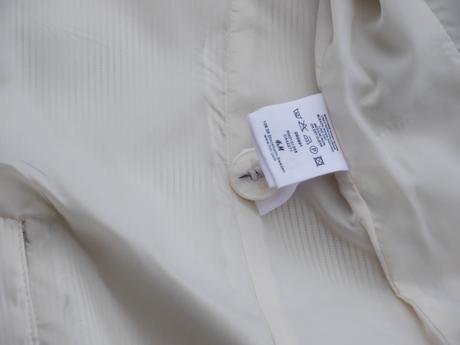 Kremove bile sako s jemnym prouzkem, h&m,36