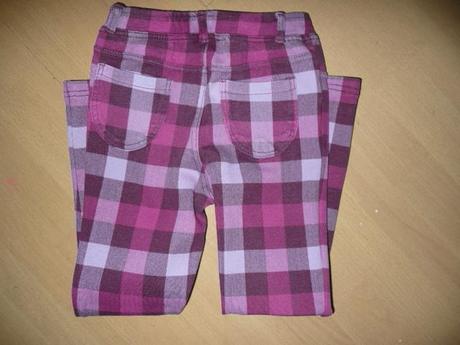 4x kalhoty treginy vel 5-7 let hubené minnie, h&m,122