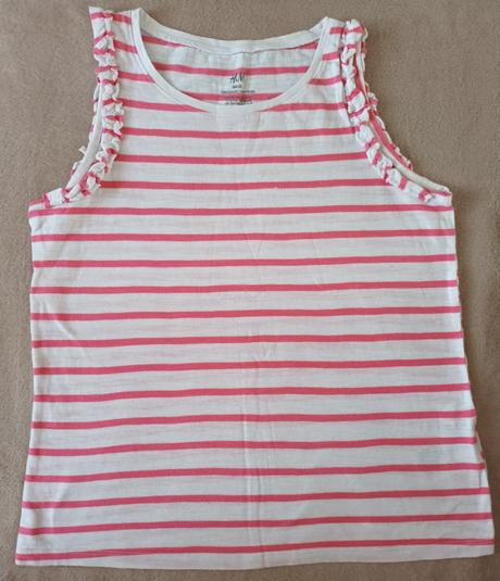 Dívčí letní triko krátký rukáv h&m, h&m,134