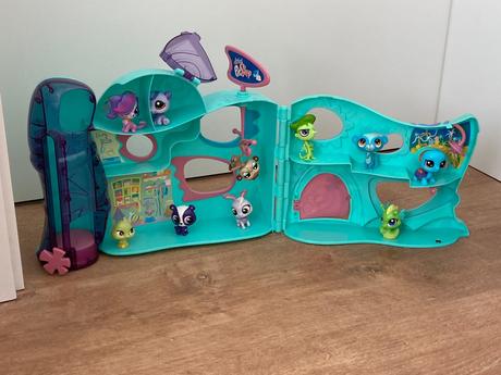 Littlest pet shop - zvířatká, domeček,