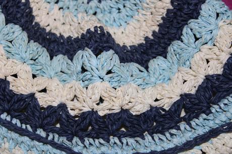 Dívčí klobouk proužky, obvod 46 - 47 cm, 86