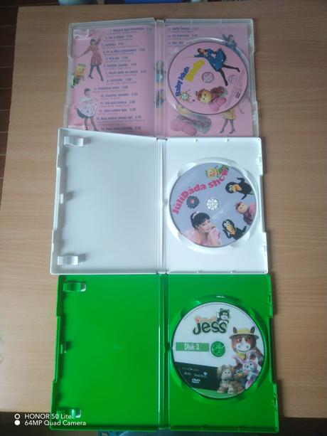 3x dvd  - 2x dáda, hádej, hádej s kocourkem, 