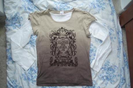 Batikované triko, c&a,158
