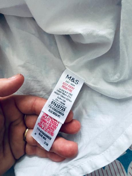 Ob/ šaty letní - v.8/9 let, marks & spencer,134