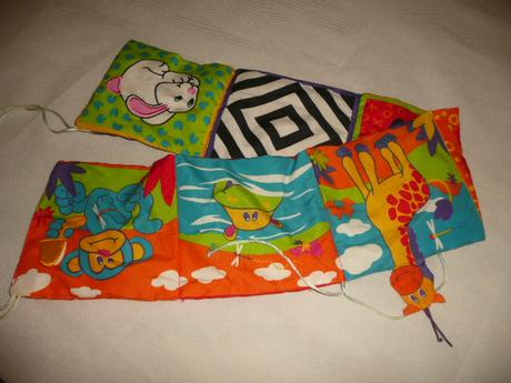 Hračky mimi spirála knížka šustivá kostky kousátko,