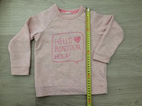 Růžové mikinky, h&m,92