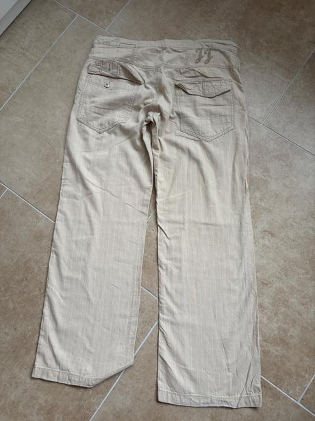Letní kalhoty jack & jones, béžové, velikost m, m
