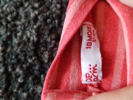 Dívčí tričko značka neuvedena, velikost 18měsíců, 80