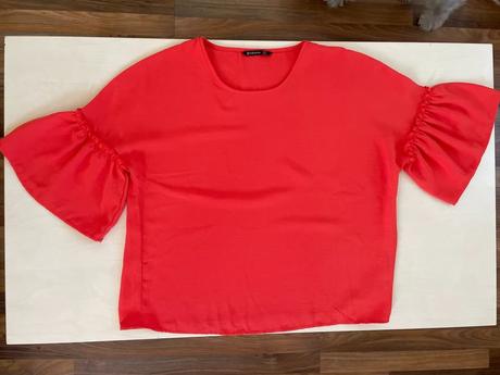 Oranžová halenka, vel l, stradivarius, stradivarius,l