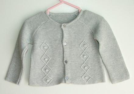 Z74 dívčí propínací svetr vel. 86, matalan,86