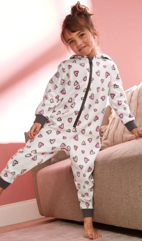 Srdíčkový overal fleecový smetanový vel. 86/92, lupilu,86 / 92