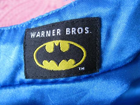 Karneval-modrý plášť s kapucí-kuklou batman,