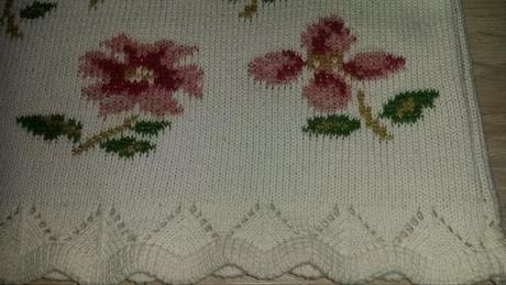 Květovaný svetr adams vel. 86, adams,86