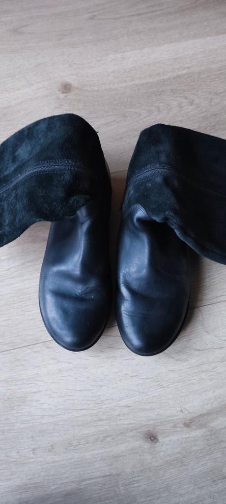 Nádherné kožené kozačky zn. clarks vel. 34, clarks,34