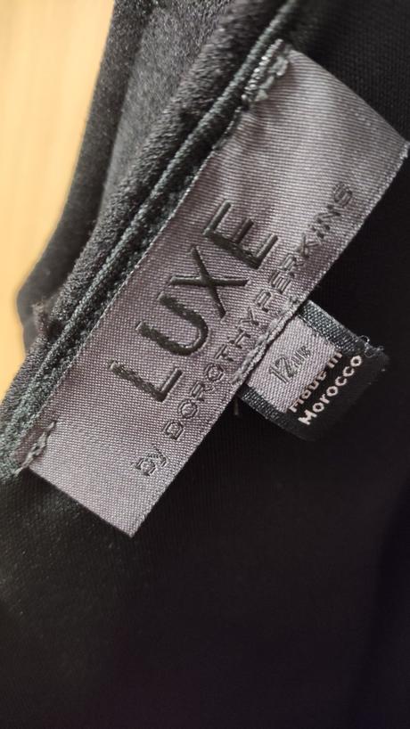 Společenské šaty luxe by dorothy perkins, černé, dorothy perkins,40