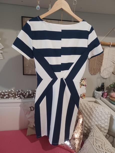 Pruhované šaty xxs / 158, 158