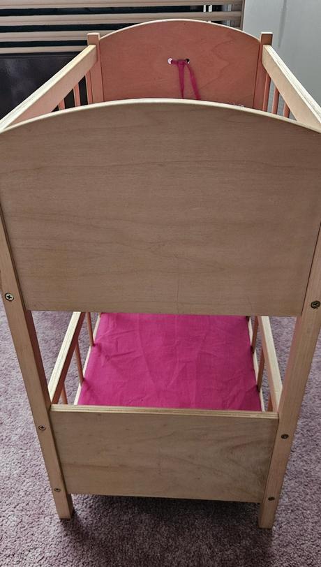 Dětská palanda, dvoupatrová postýlka pro panenky, 