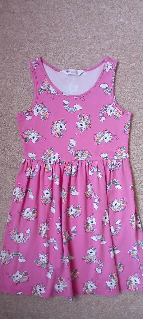 Šaty s koníčky zn."h&m" vel."134-140', h&m,134