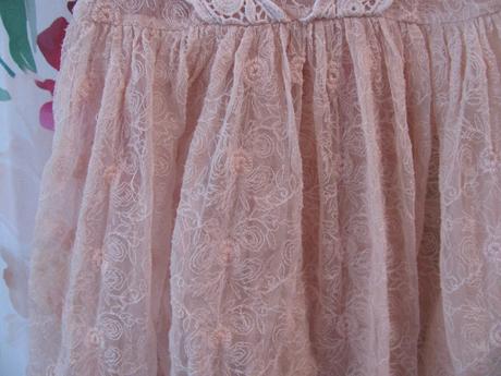 Růžové krajkové šatičky next, next,104