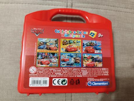 Dřevěné kostky cars,