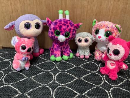 Sada plyšových hračiek beanie boos/ty, 