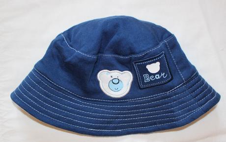 Bf172. bavlněný oboustranný klobouk 0-3 měs., george,62