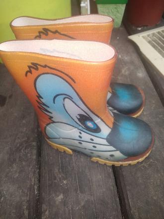 Dětské gumáky zvířatko vl. 20-21, vn.stélka 13.5 c, demar,20