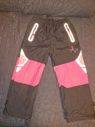 Dívčí zimní zateplené kalhoty zn. kugo vel. 104, kugo,104